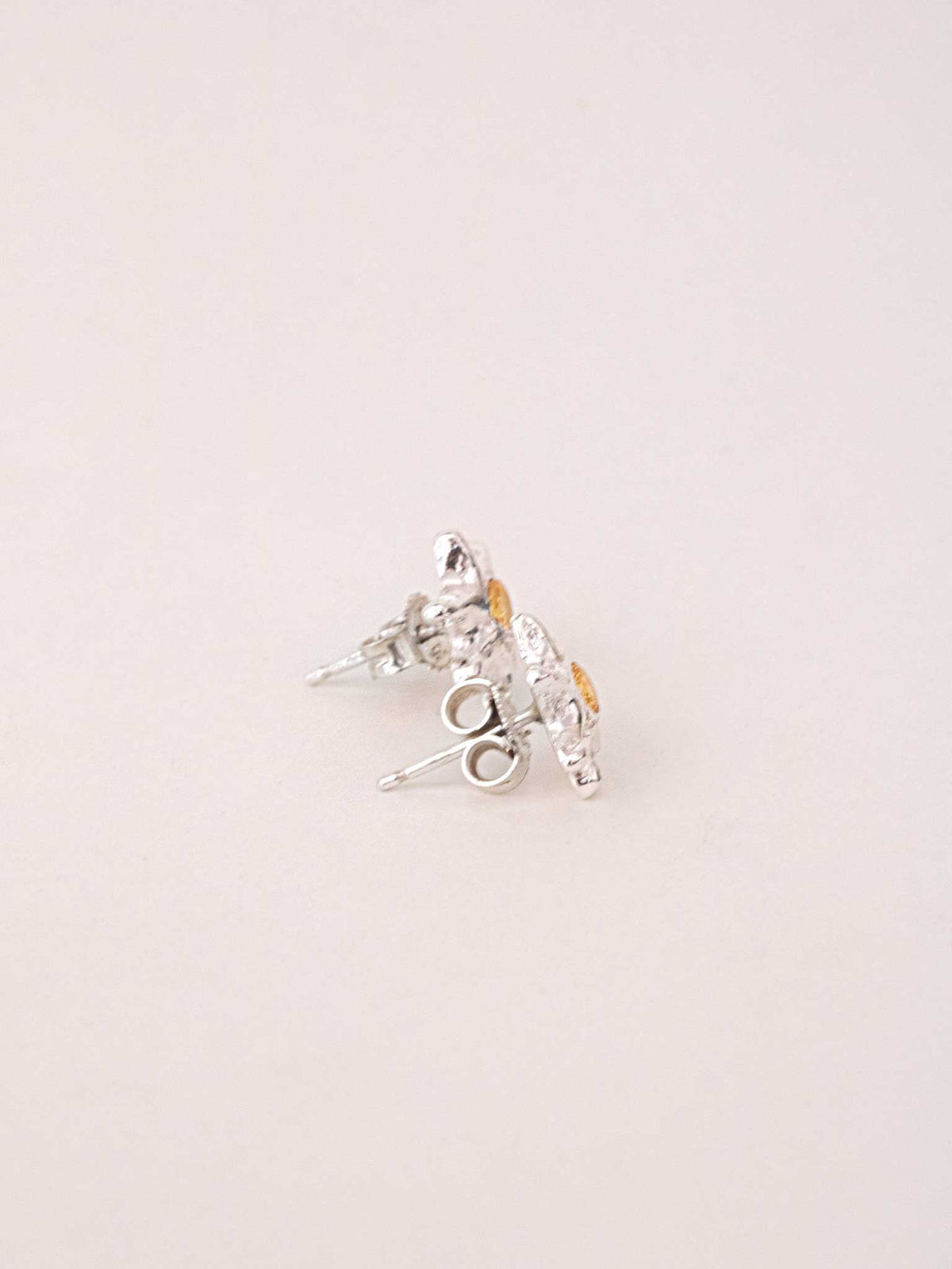 HELIOS STUD EARRINGS - Κίτρινο