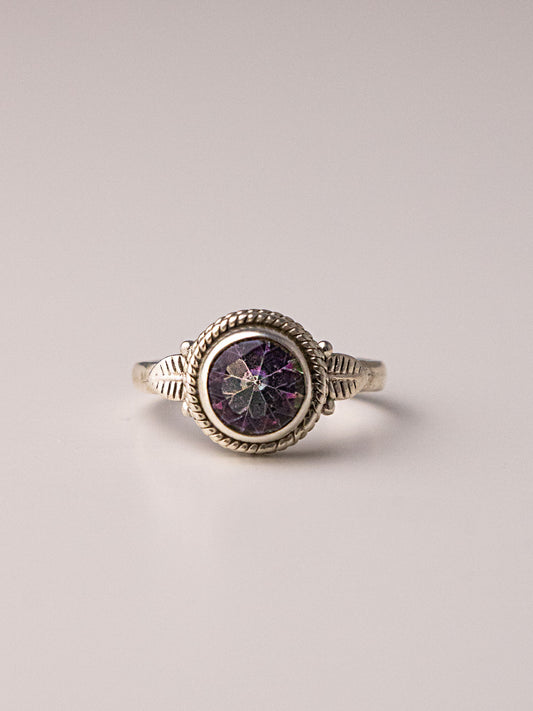 COMET SILVER RING - Mystique Topaz