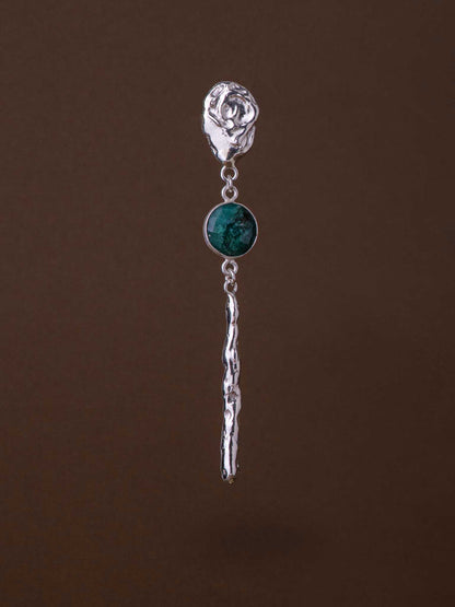 APHRODITE EARRINGS - Σμαράγδι