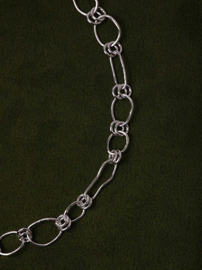 MESSALINA SILVER CHAIN - Ροζ