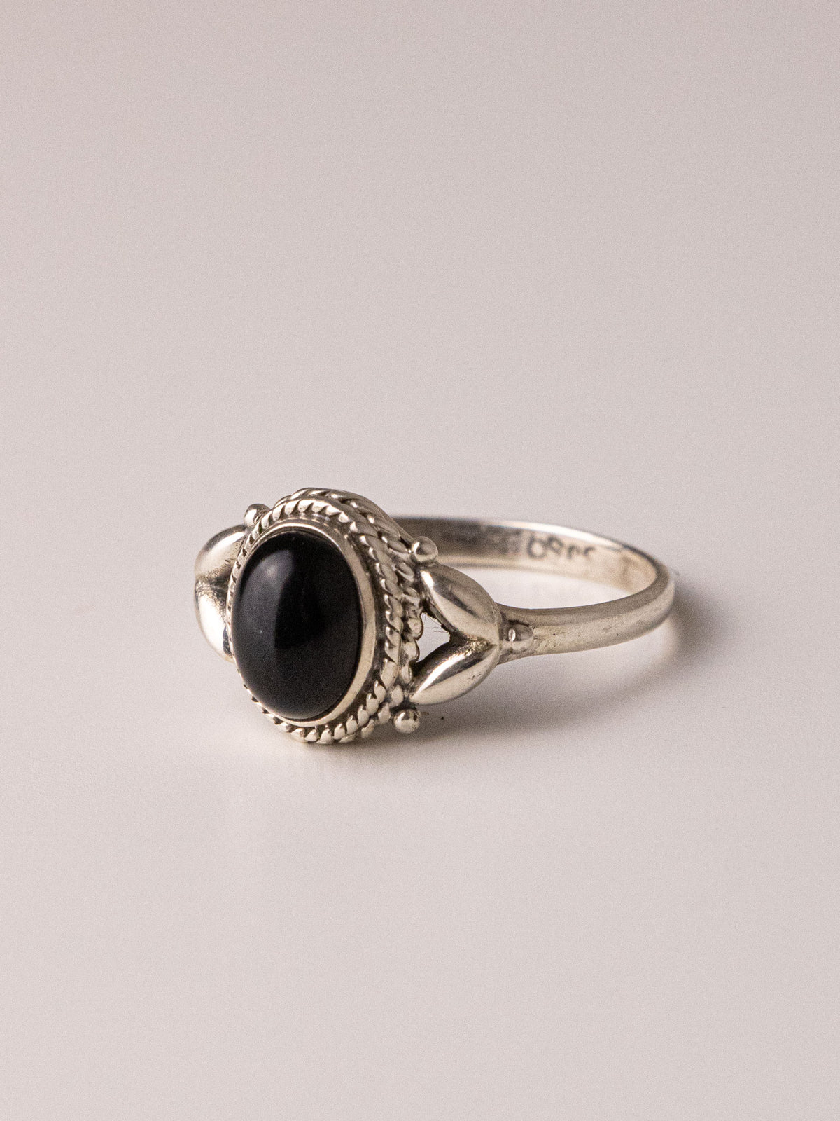 ECLIPSE SILVER RING - Black Onyx